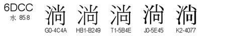 U+6DCC